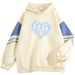 Spring And Autumn New Color Block High-End HTH Hotter Than Hell Cool Internet Celebrity Long Sleeve Sweatshirt_viptrois.com