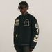 Men's Baseball Jacket Embroidered Wool Pilot Stand Collar Cardigan Jacket_viptrois.com