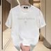 2025 summer loose men and women pullover 100% cotton short sleeve T-shirt_viptrois.com