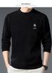 High End Chenille For Men's Casual And Thickened Integrated Plush Warm Knit Base Sweater Winter Trend_viptrois.com