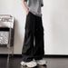 American-style Pleated Pants For Spring And Autumn, Unisex Functional Paratrooper Versatile Workwear Wide-leg Sports_viptrois.com