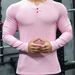 Men's Performance Half-Button Training Tee – Breathable Slim Fit Basketball & Running Shirt (White/Black/Pinkish/Blue/Dark Gray, S-XXXL)_viptrois.com