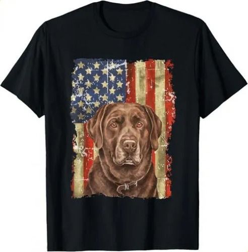 T-shirtretro With Usa 2026 Flag Gift Chocolate Lab_viptrois.com
