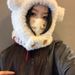 Plush Thick Bear Balaklafa Children's Ear Protection, Warm Baotou, Autumn and Winter Big Head Circumference, Knitted_viptrois.com