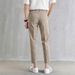 Men's Clothing Men's Small Suit Pants Nine Points Thick Straight Slim Feet Casual Suit Pants_viptrois.com