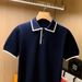 2025d British Elegant Men's Short Sleeve Turn-down Collar Noble Style Fashion Pineiphone Pattern Knitted Polo [High Elastic_viptrois.com