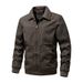New Autumn And Winter Casual Patchwork Ethnic Style Long-sleeved Men's Jacket, Fashionable Men's Slim-fit Jacket_viptrois.com