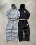 New American Retro Washed Long Sleeved Hooded Shirt Loose Casual Trousers Fashionable Japanese Sweater Suit_viptrois.com