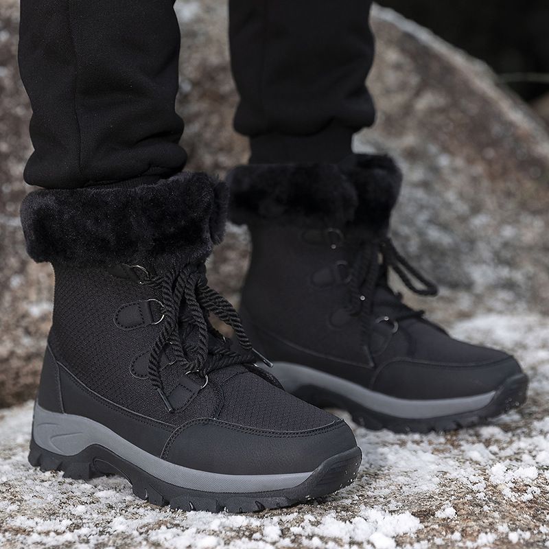 Women's Waterproof Snow Boots Chic Design For Outdoor Travel & Everyday Winter Fashion_viptrois.com