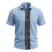 Plus Size Men's Summer Shirts Linen Short Sleeved Casual Style Lapel_viptrois.com