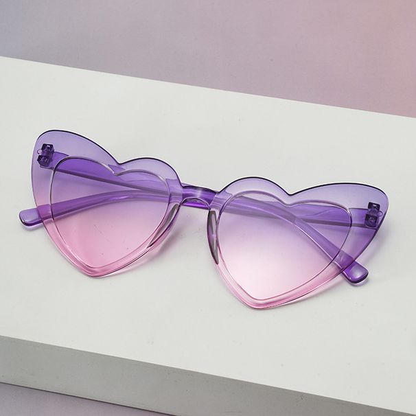 2025 New Oblique Love Sunglasses Women's Sunscreen Sunglasses Women's Fashion UV Protection Glasses_viptrois.com
