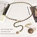 Love Round Beads Small Fragrance Style Metal Chain Belt Woven Tight Waist Seal Ins Style Peach Heart Beauty Head Waist Chain for Women_viptrois.com