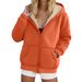 Men's Clothing Lambskin Jacket For Women Heavyweight Plus Velvet Thickened Sweatshirt Colorful Top Hooded Cardigan_viptrois.com