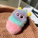 2022 New Rex Rabbit Fur Holiday Caterpillar Keychain Cute Plush Bag Pendant Jewelry Accessories_viptrois.com