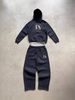 Men's Fleece Hooded Tracksuit Set - Long Sleeve Pullover & Jogger Pants 2-Piece Outfit For Gym, Running & Casual Wear_viptrois.com