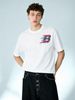 Summer New Short-sleeved T-shirt, Men's Speedy Striped B Letter Date Number Creative Printing Half-sleeved Youth Trend Versatile Casual Loose Base_viptrois.com