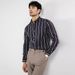 Men’s Clothing Style Striped Shirt Men's Formal Business Suit Men's Anti Wrinkle Non Iron Long Sleeved Shirt_viptrois.com
