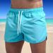 Men's Clothing Three Quarter Pants Summer Beach Surfing Shorts Quick Drying Beach Pants_viptrois.com
