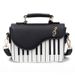 Women's Bags Fashionable Small Square Bags New Piano Note PU Shoulder Bags Messenger Bags Sweet Handbags_viptrois.com
