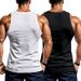 Men's Gym Training Vest American Style Quick Drying Elastic Muscle Aesthetic Racerback Two Piece Pack_viptrois.com