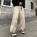 Men's Baggy Jeans Straight Leg Comfortable Casual Pants Loose Fit Denim Trousers For Spring & Autumn_viptrois.com