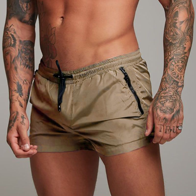 Men's Short Pants, Beach Pants, Fashionable, European Style, Sporty, Quick-drying, Running Pants For Men, Casual And Versatile Summer Casual Pants_viptrois.com