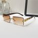 VOOTHOST New Sunglasses Colorful Fashion Men Women Driving Sun Glasses Rectangle Gradient Shades Outdoor UV400 Sun-Proof Eyewear F0290_viptrois.com