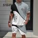 Hawaiian Style 3D Printed Men's Summer Sports Casual 2 Piece Set Round Neck Breathable Hot Selling_viptrois.com