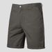 Men's Clothing Summer New Cotton Casual Shorts Men's Straight Slim Fit Shorts Large Size Solid Color_viptrois.com