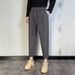 Men's Clothing Drawstring Drape Pants Summer Loose And Handsome Street Style Elastic Waist Casual Trousers_viptrois.com