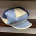 Blue Denim Spliced Classic 8 Panel Newsboy Cabbie Suitable For Both Men And Women Octagonal Hat_viptrois.com