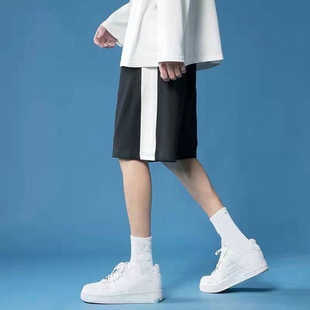Men's Clothing Casual Pants Men's Trendy Shorts Fat Plus Size Loose Straight Fat Guy Shorts_viptrois.com