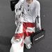 Vintage Chain Print White Jeans – Men's Baggy Straight-Leg Denim Pants (S-3XL, Hip-Hop Streetwear)_viptrois.com