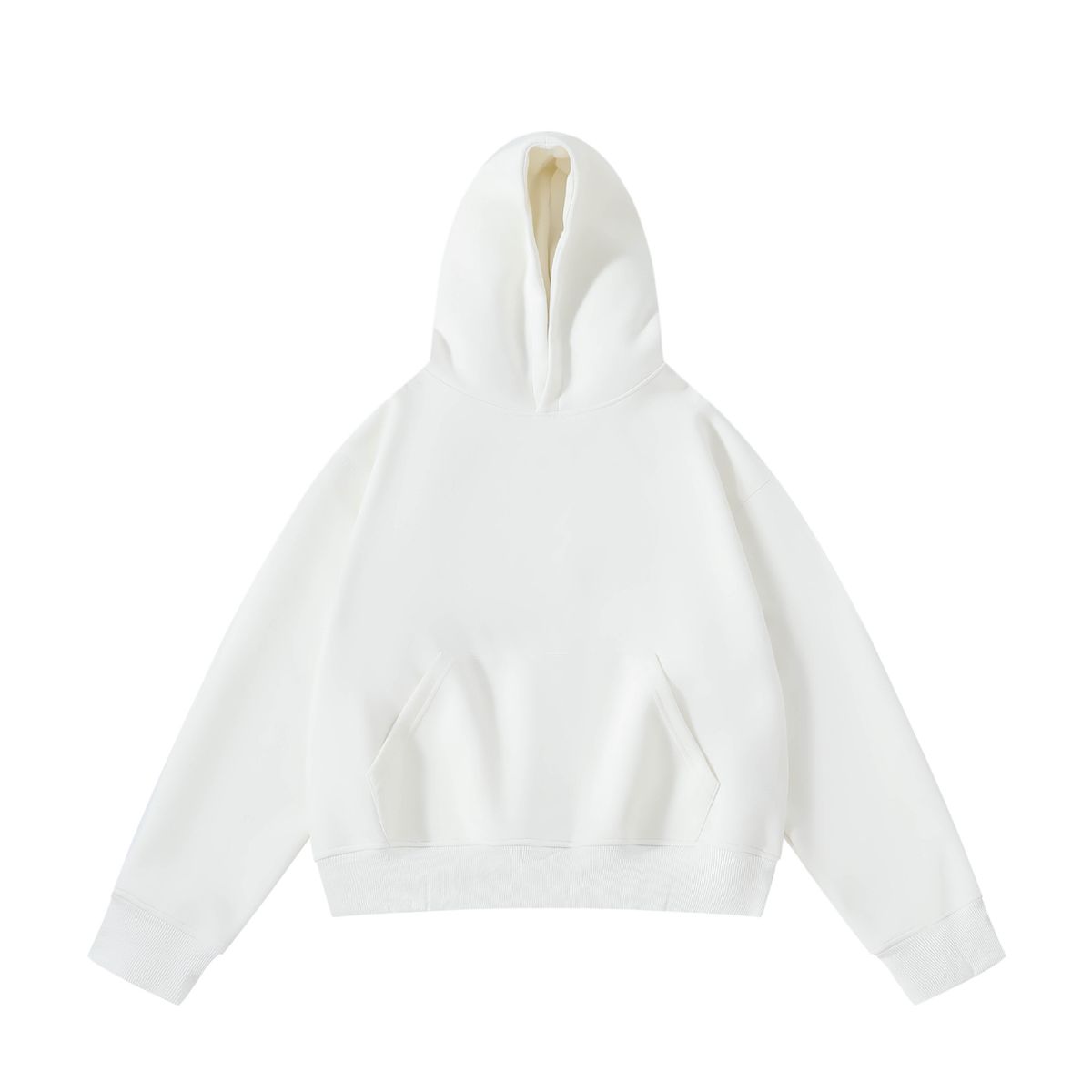 RUIIENRS X ROPUCHA 2025 Spring/Autumn 420g Short Boxy Hooded Cleanfit Sweater FW228_viptrois.com