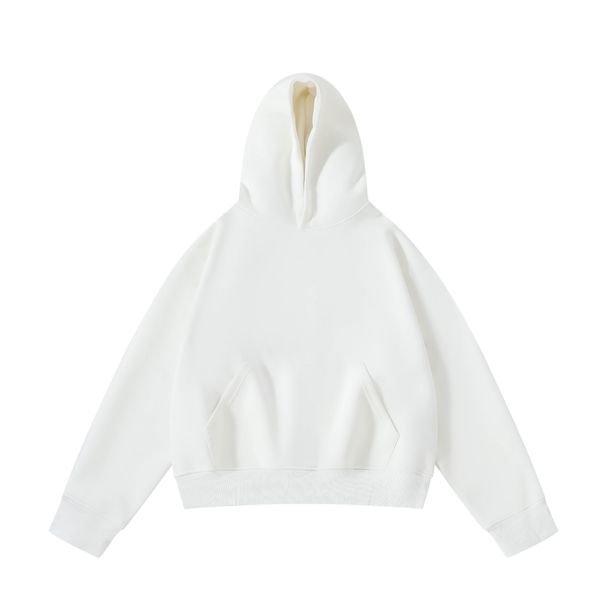 RUIIENRS X ROPUCHA 2025 Spring/Autumn 420g Short Boxy Hooded Cleanfit Sweater FW228_viptrois.com
