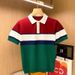 Men's Clothing Summer Fashion Contrast Color Yuppie Short Sleeved T Shirt Light Luxury Retro Casual Personality Color Matching Knitted Polo Shirt_viptrois.com