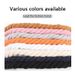 Quality Round Shoelaces Colorful 1CM Thicker Cotton Shoe Laces For Sneakers Fashion Men And Women Shoestring Accessories_viptrois.com