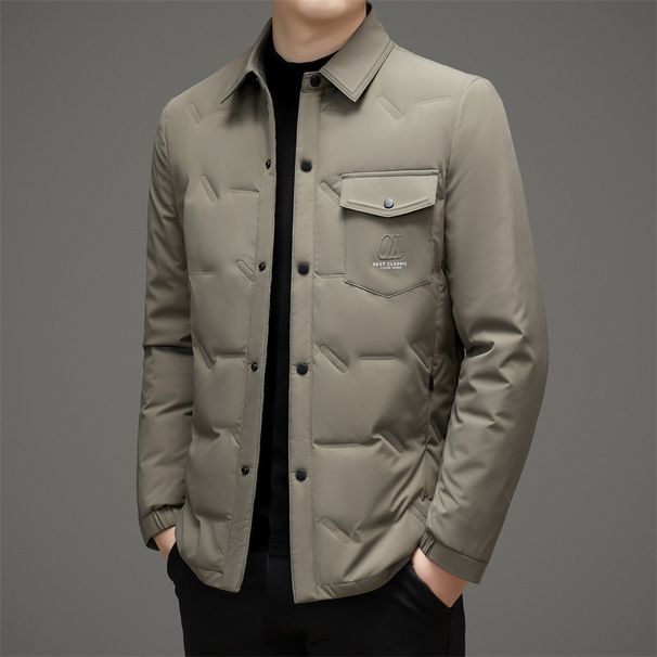 Men's Clothing Coat jacket duck Coat thin men's jacket winter new style lapel men's casual warm price control 258_viptrois.com