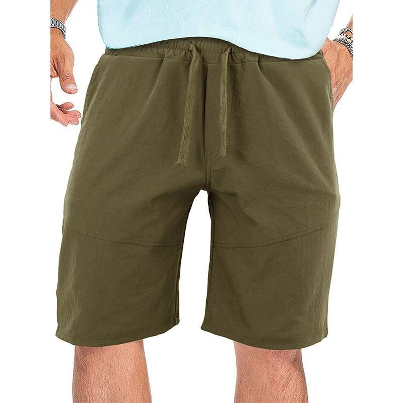 25 Foreign Trade Summer New Trendy Loose Sports Shorts, Men's Fitness Pants, Knee-length Five-inch Pants_viptrois.com