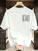 3 Pack Men's Oversized T-Shirts, 100% Cotton Crew Neck Casual Tees, Relaxed Fit Framed "ENDI" Letter Logo Basic Tops, Black White Grey_viptrois.com