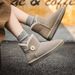 Autumn and winter new cowhide snow boots women's short boots cotton shoes bread shoes lovely non-slip thickening_viptrois.com