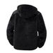 Men's Fleece Zip-Up Hooded Jacket – Korean Streetwear Style, Lightweight, Stand Collar (Black/Coffee/Khaki, S-XL, Fall Essential)_viptrois.com
