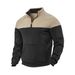 Cross-border Source Factory Cross-border Hot-selling Color-blocked Half-zip Pullover Outdoor Fashion Casual_viptrois.com
