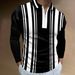 New Men'S Classic Striped Polo Shirt Long Sleeve Spring_viptrois.com