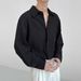 Advanced Style Shirt Men's Long Sleeved Pleated Shirt Ice Silk New Style Cool Casual Top Men_viptrois.com