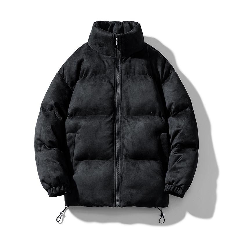 "Men's Winter Corduroy Padded Jacket Streetwear Style Slim Fit Bomber Coat With Stand Collar (Lightweight & Warm, Multiple Colors)"_viptrois.com