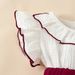 Babies' clothes baby girl bowknot cake skirt little girl A-line skirt fashion stitching ruffled sleeveless fashion dress_viptrois.com