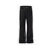 Men's and women's zipper decorated suit trousers for men and women, deconstructed splicing wide-leg black casual pants_viptrois.com
