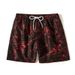 Men's Shorts Have Triangle Net Marble Print Beach Pants_viptrois.com