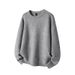 Men's Oversized Knit Sweater - Trendy High Street Pullover With Loose Fit, Korean & Hong Kong Inspired Casual Style_viptrois.com
